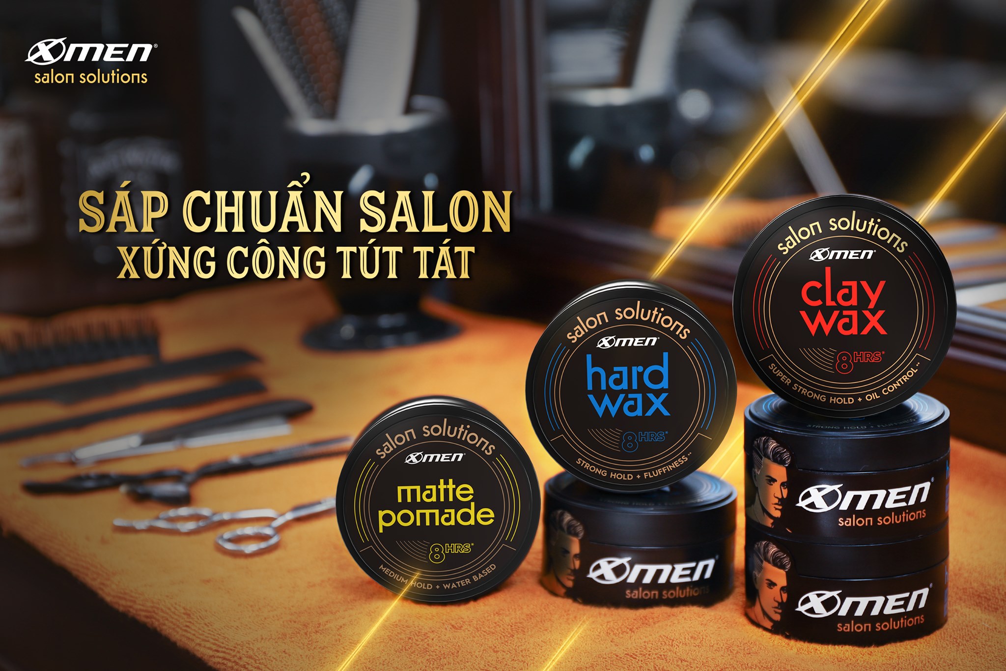 [HCM]Sáp đất sét Xmen Salon Solution Matte Pomade