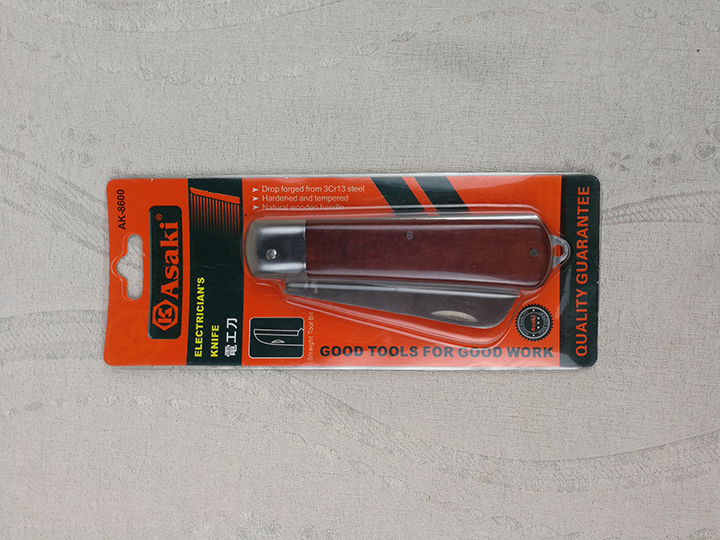 Dao tuốt dây điện thẳng 5” ( 125 mm ) Asaki AK-8600