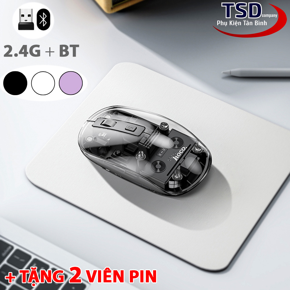 Chuột Không Dây Bluetooth & Wireless Hoco GM29 Chính Hãng
