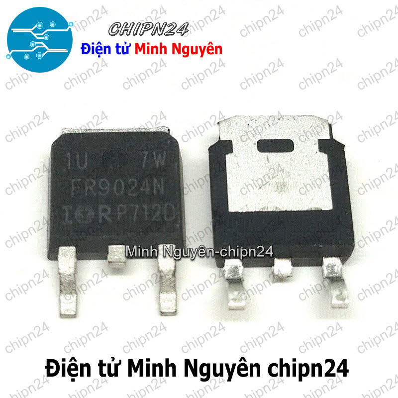 [2 con] Mosfet Dán FR9024 TO-252 11A 55V Kênh P (SMD) (IRFR9024 IRFR FR 9024) - HH006169