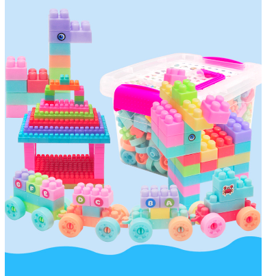 Bộ đồ chơi lắp ghép xếp hình giúp phát triển trí tuệ bằng nhựa cho bé, bộ đồ chơi thông minh 206776