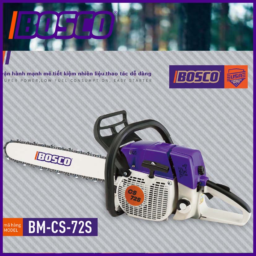 Bosco 72S - 72.0Cc Two-Stroke Chain Saw