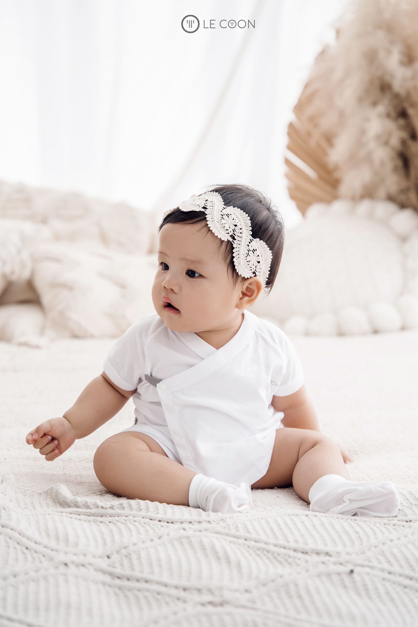 LE COON | BODYSUIT CÚC BẤM CỘC TAY | COOL | 0 - 12 tháng