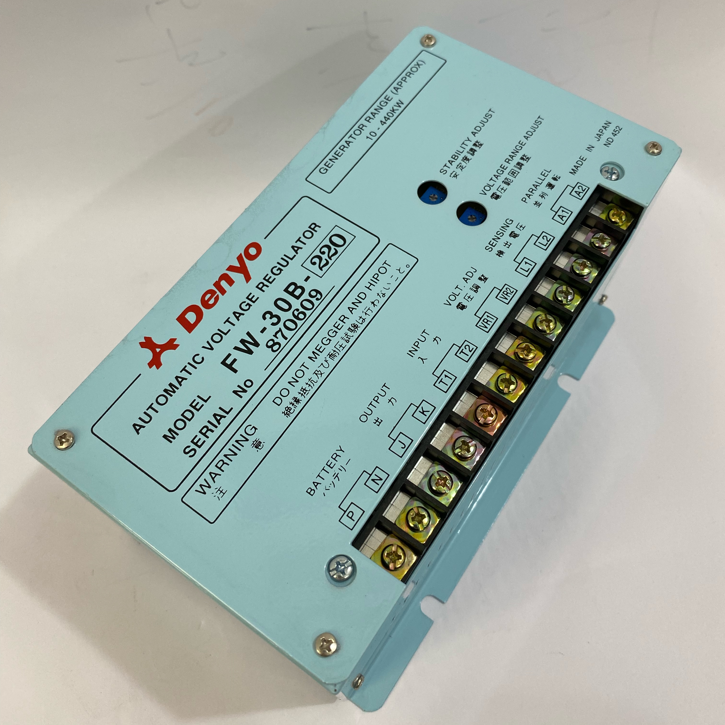 Mạch AVR Kích từ chổi than DENYO 30A 180V