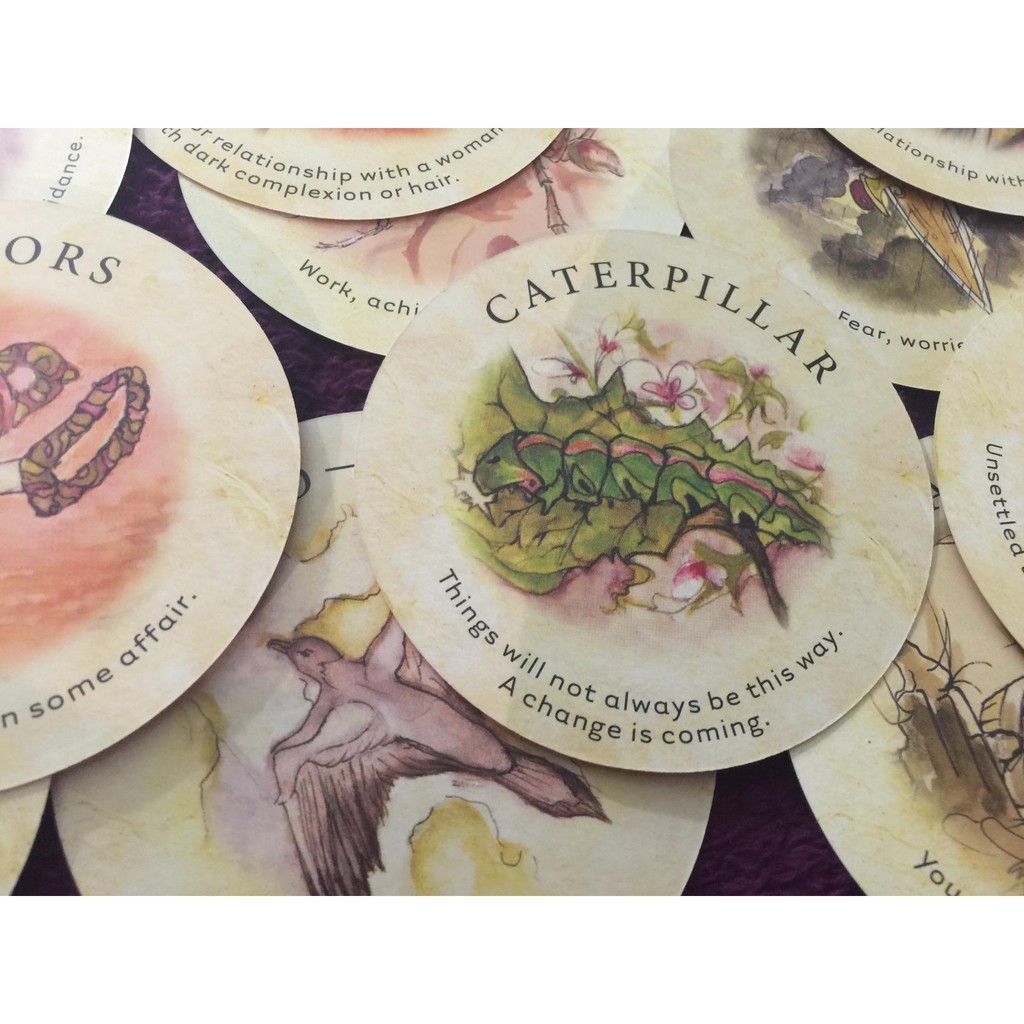 Bộ bài bói tarot Tea Leaf Fortune Bài Trà Tea Leaf Cards Deck