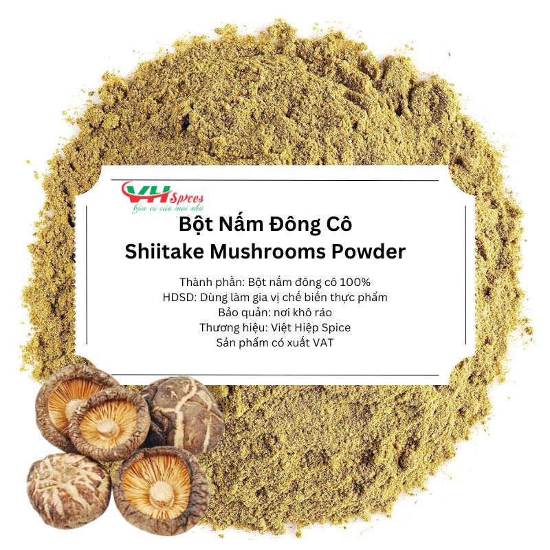 Bột Nấm Đông Cô - Bột Nấm Hương(Shiitake Mushrooms Powder) Việt Hiệp