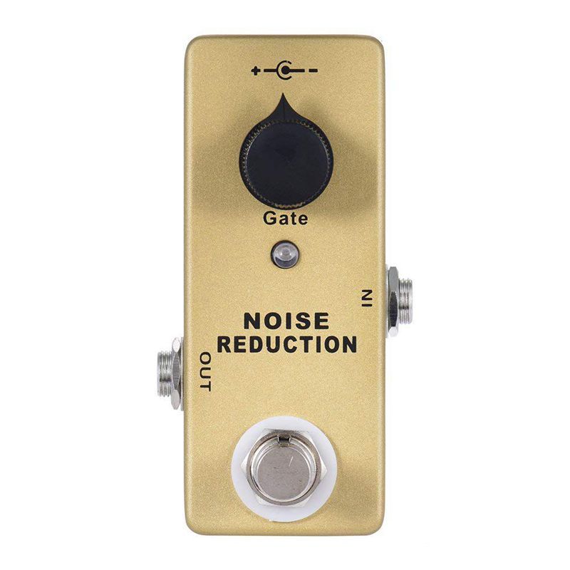 MOSKY MP-40 Noise Gate Noise Reduction Suppressor Mini Single Guitar Effect Pedal True Bypass Gold Color