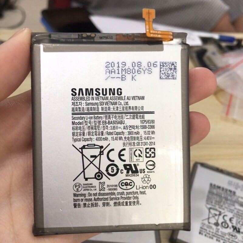 Pin dành cho Samsung Galaxy A20, A30, A30S, A50, A50S Mã pin EB-BA505ABU