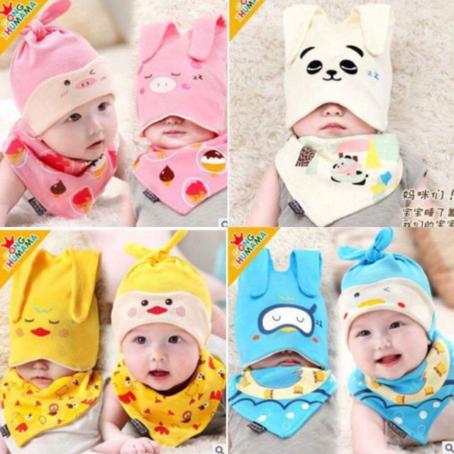 MŨ VÀ YẾM CHO BÉ 0-15 THÁNG TUỔI