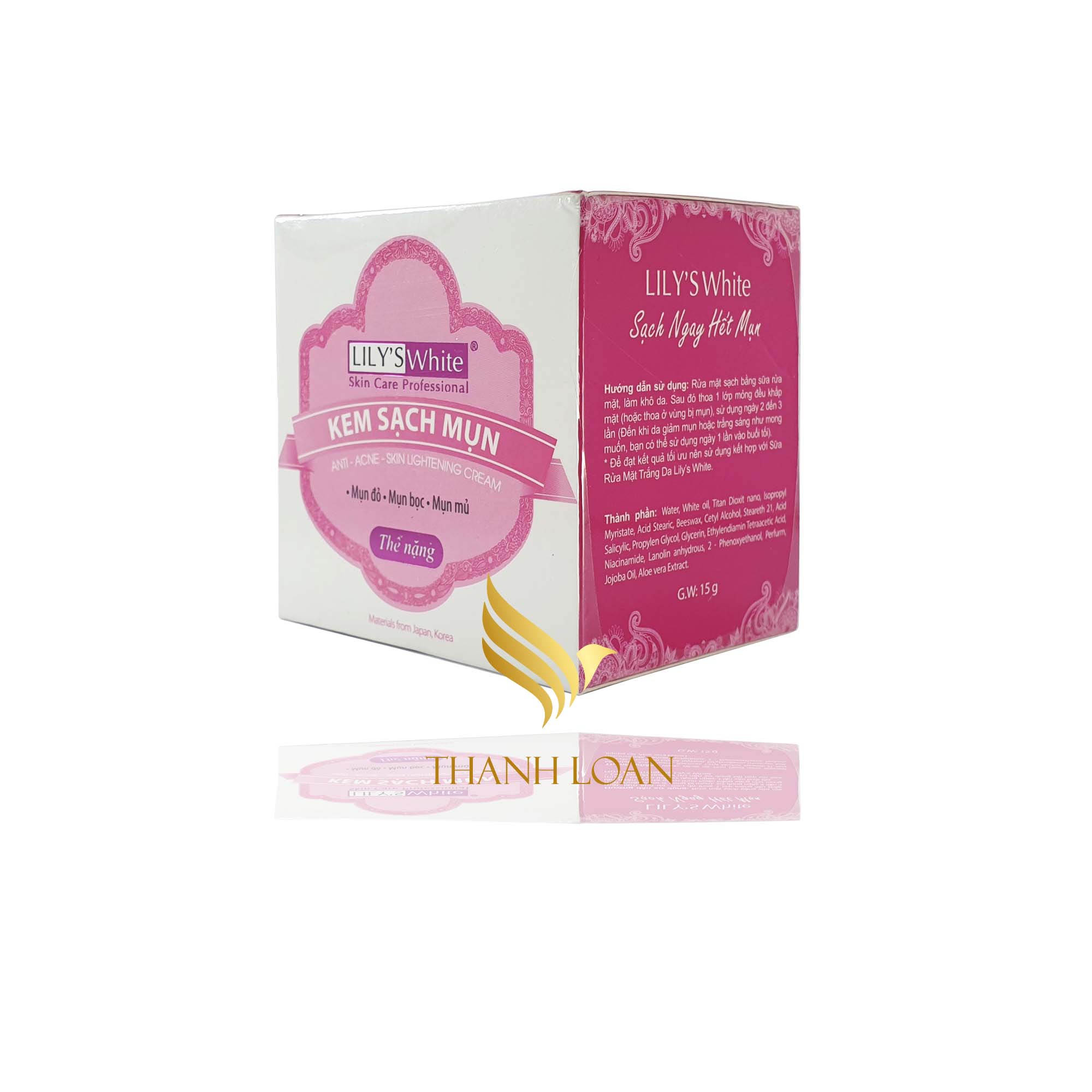 Kem  Sạch Mụn Lily’s White - Thể Nặng