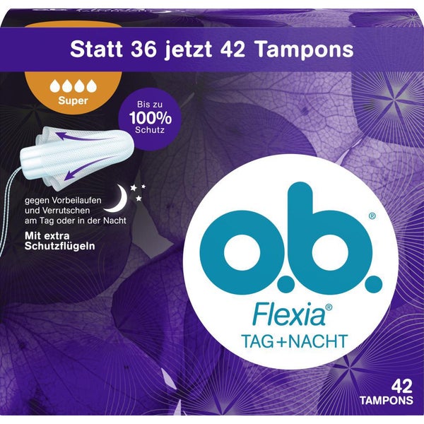 Băng vệ sinh tampon o.b flexia size super 42st Đức ( size lớn 42 cái)