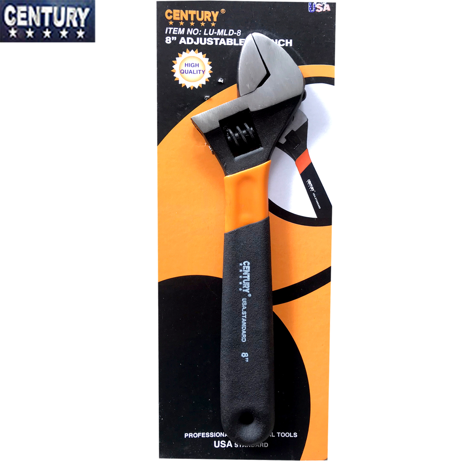 Mỏ lết 8 inch cán bọc cao su CENTURY