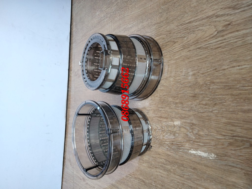 Phụ kiện lưới lọc ,cối đựng nước máy ép chậm skg 60,skg 68-phụ kiện máy ép chậm