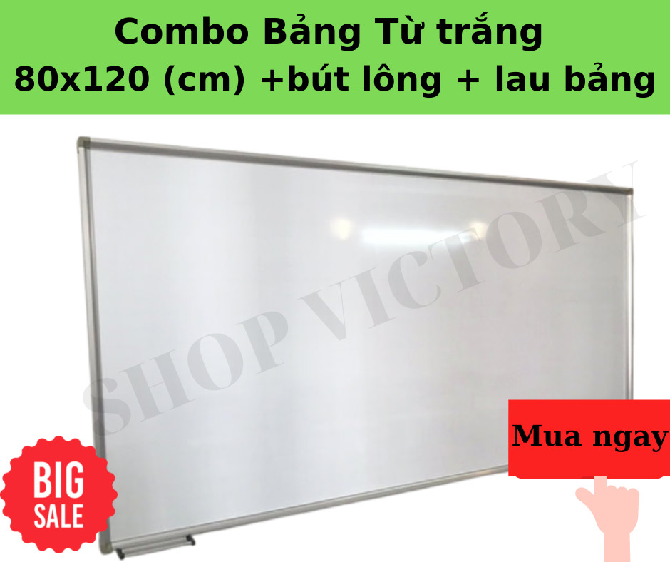 Bảng Từ Trắng, Hít Nam Châm, Bảng Học Sinh, Viết Bút Lông Kích Thước cm