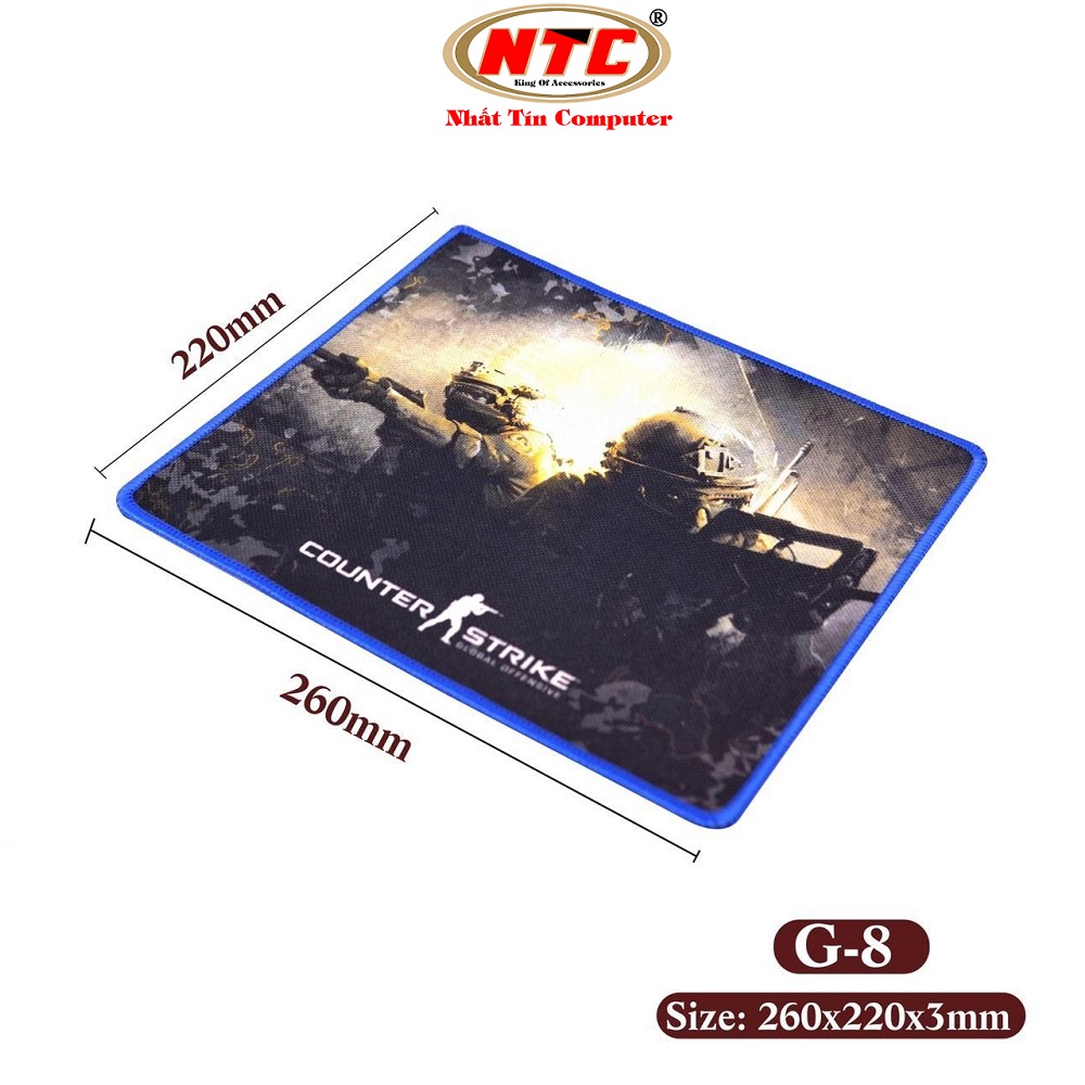 Miếng lót chuột Gaming G-8 may viền - Loại Mousepad Control - Nhất Tín Computer