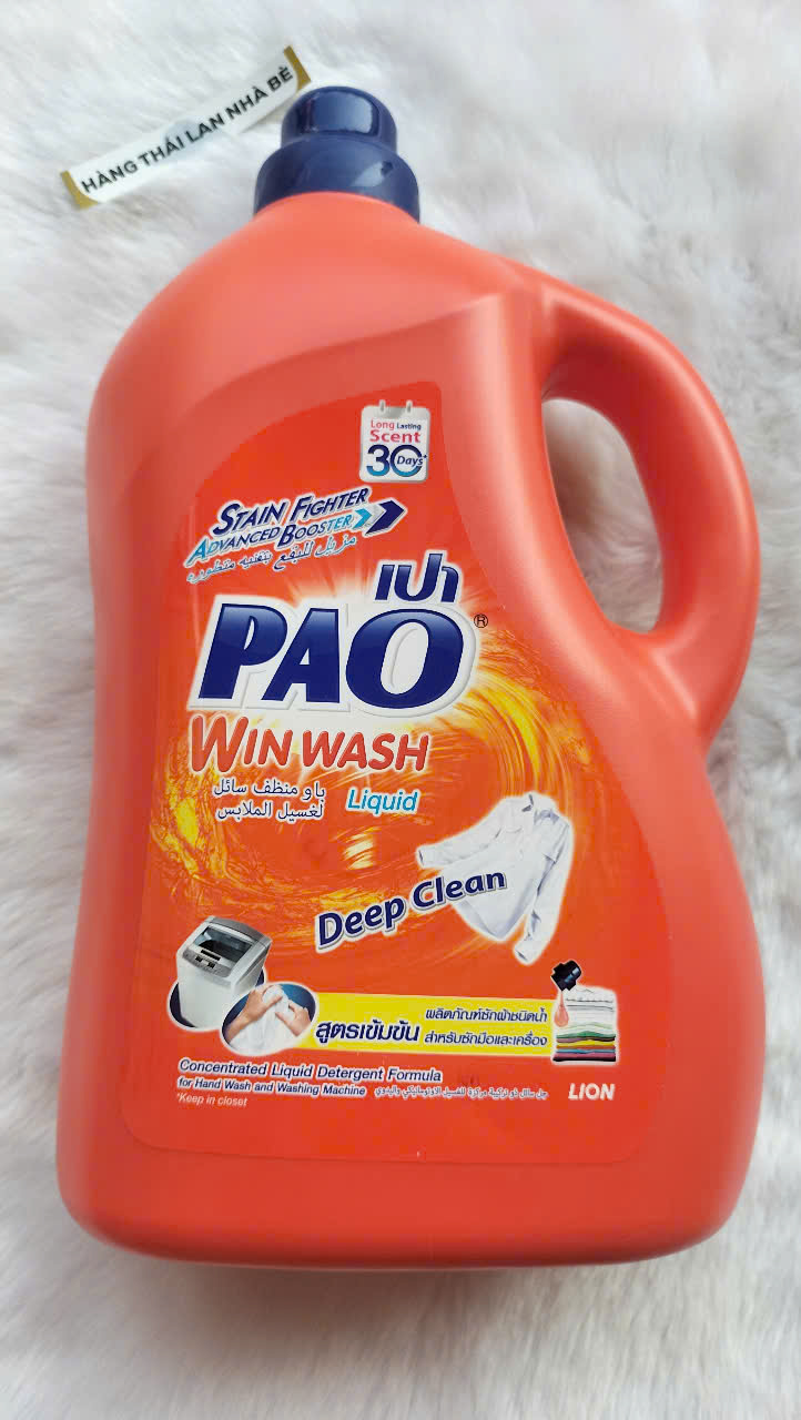 [HCM]Nước giặt Pao Thái Lan can 3000ml
