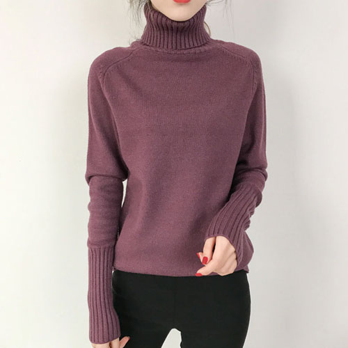 [HCM]Áo Len Tăm Cổ Lọ (MÀU NGẪU NHIÊN)