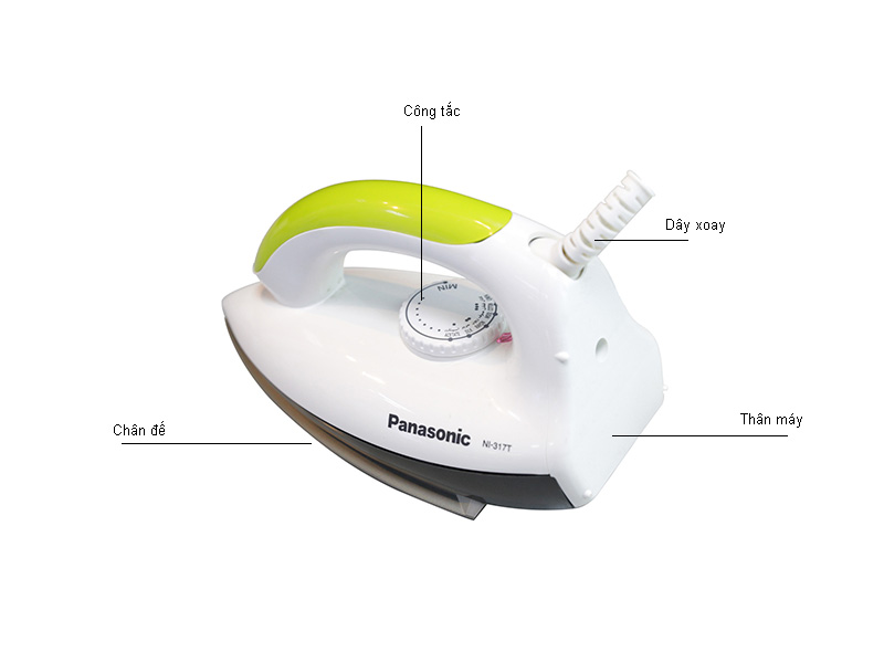 Bàn ủi khô Panasonic NI-317TXRA (Xanh lá)