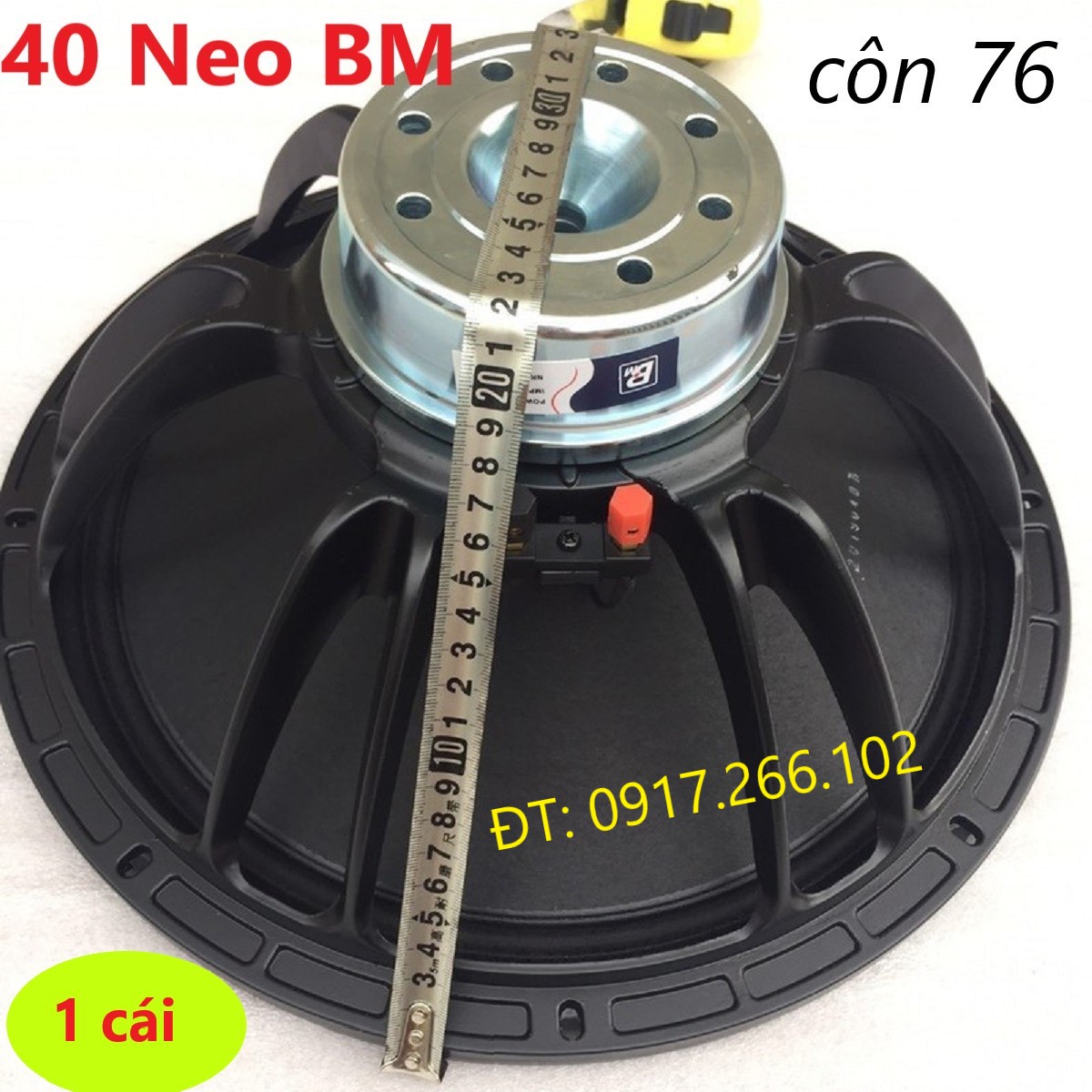 LOA NHẬP KHẨU BASS 40 BM TỪ NEO TRẮNG COIL 76 CAO CẤP - GIÁ 1 CỦ