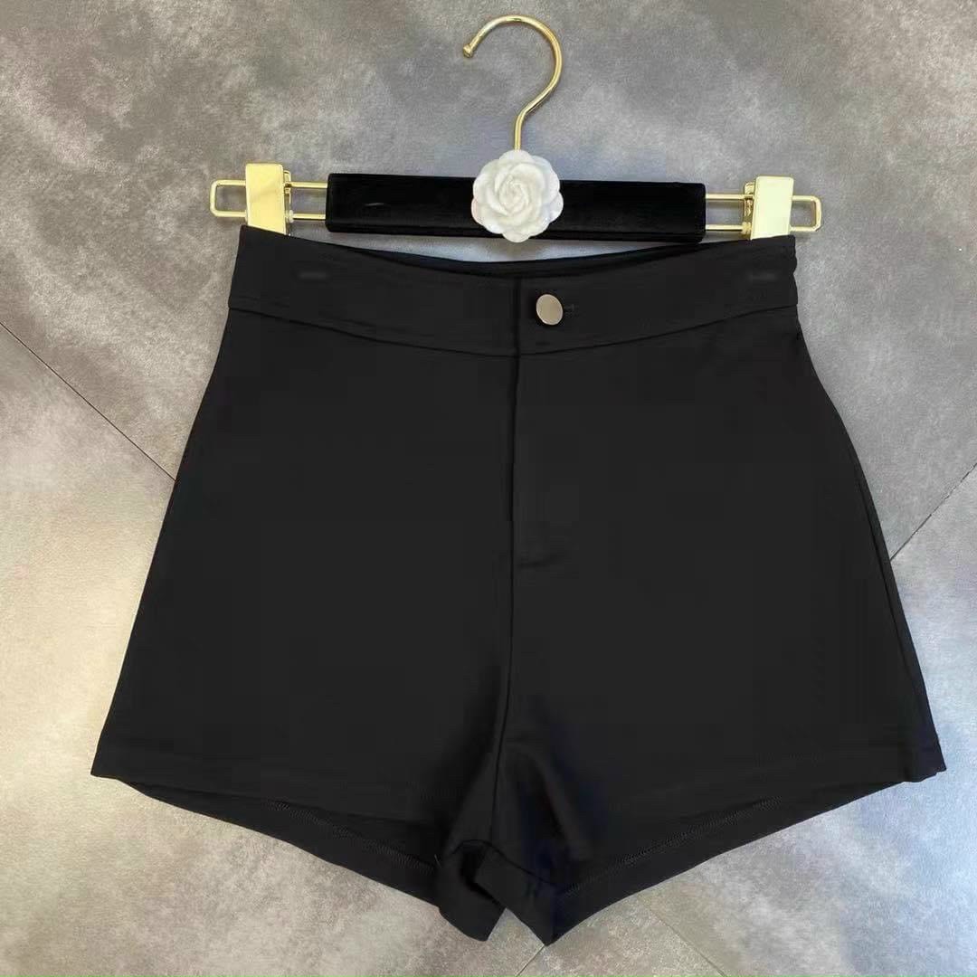 Quần short kaki 1 nút không túi tôn dáng