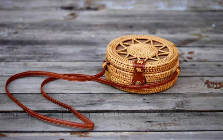 Siêu rẻ Túi Trống cói In Họa tiết