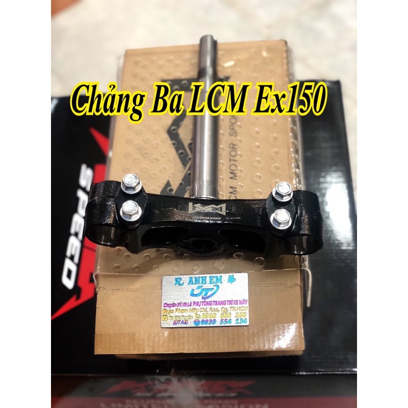 Chảng Ba LCM Ex150 + Full Bộ Pas LCM ( Gắn Phuộc Winner )