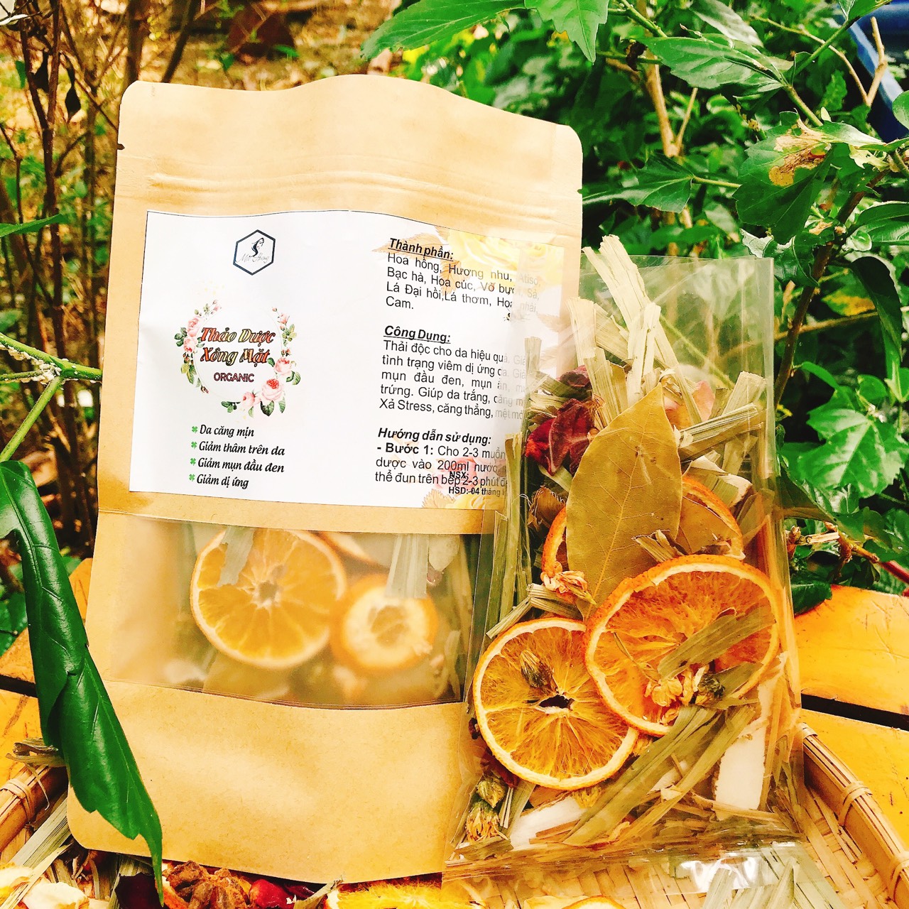 Xông Mặt Thảo D.ược Organic - Mộc Hương