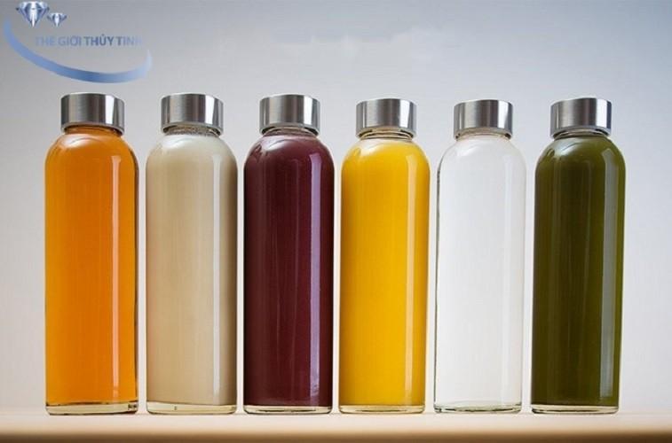 Chai Nước Thủy Tinh  500ml Nắp Dây