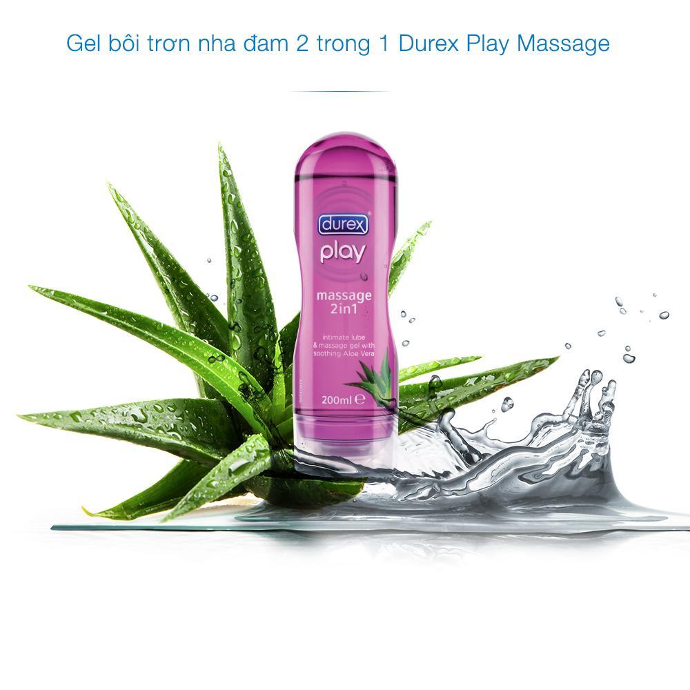 Gel bôi trơn Durex Play Massage 2in1( 200ml)