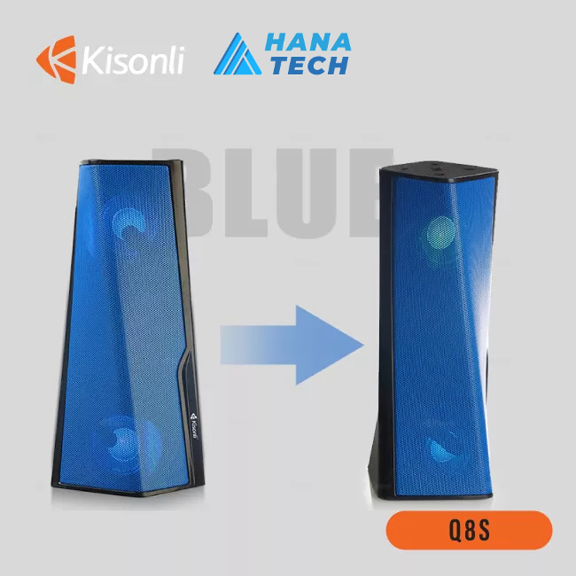 LOA BLUETOOTH Q8S KISONLI , CÓ LED