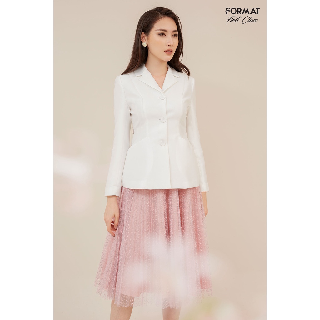 Áo vest nữ FORMAT cao cấp 2 lớp dài tay A959-954J
