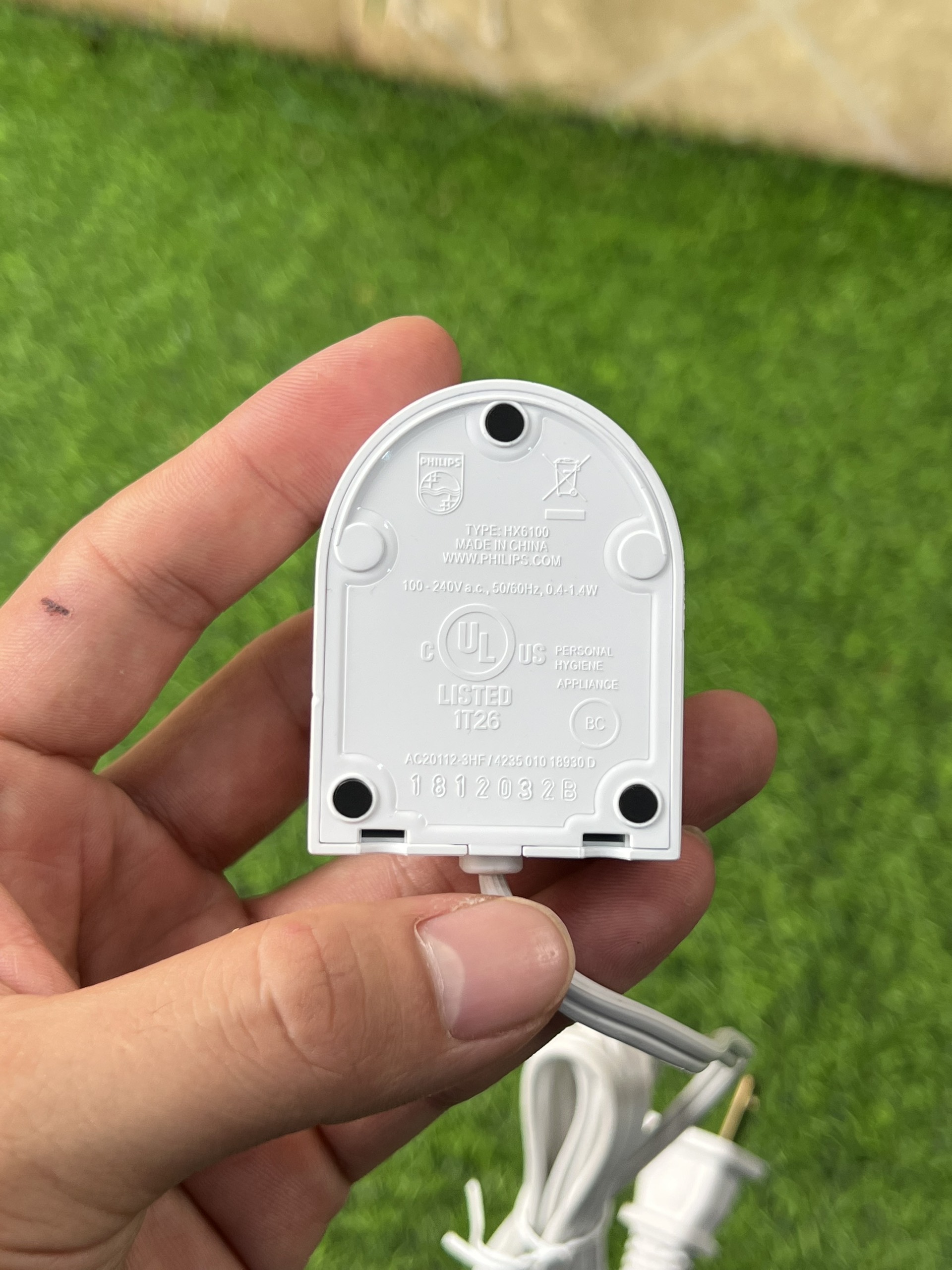 Sạc philips bàn chải đánh răng điện