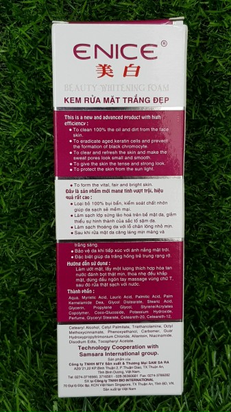 Sữa rửa mặt Samsara trắng da 100g