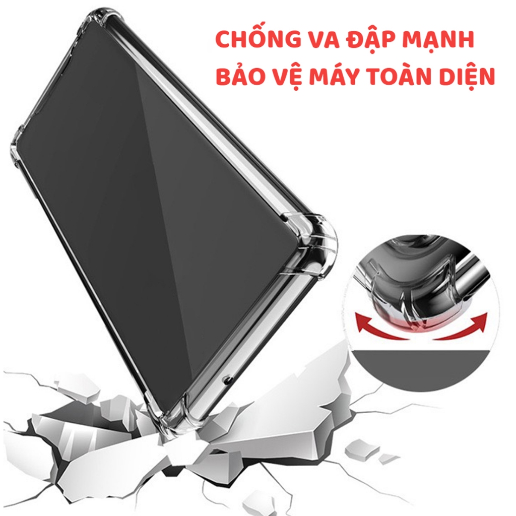 Ốp Xiaomi Redmi Note 9 / Redmi Note 10 / Note 9s / Note 9 Pro / Note 10s / Note 10 5G - Dẻo Trong Chống Sốc Bảo Vệ Camera