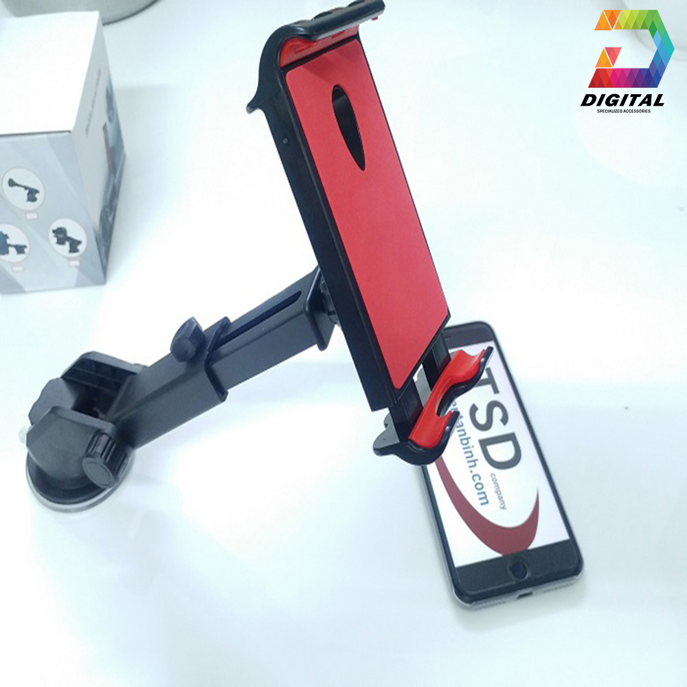 Giá Đỡ iPad, Máy Tính Bảng Trên Xe Hơi Hít Chân Không Cao Cấp - iPad Holder For Car