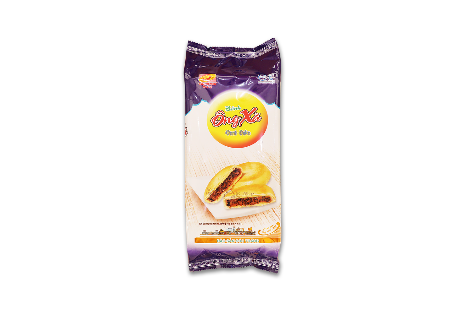 BÁNH ÔNG XÃ ( 260g x 4 cái ) Tân Huê Viên