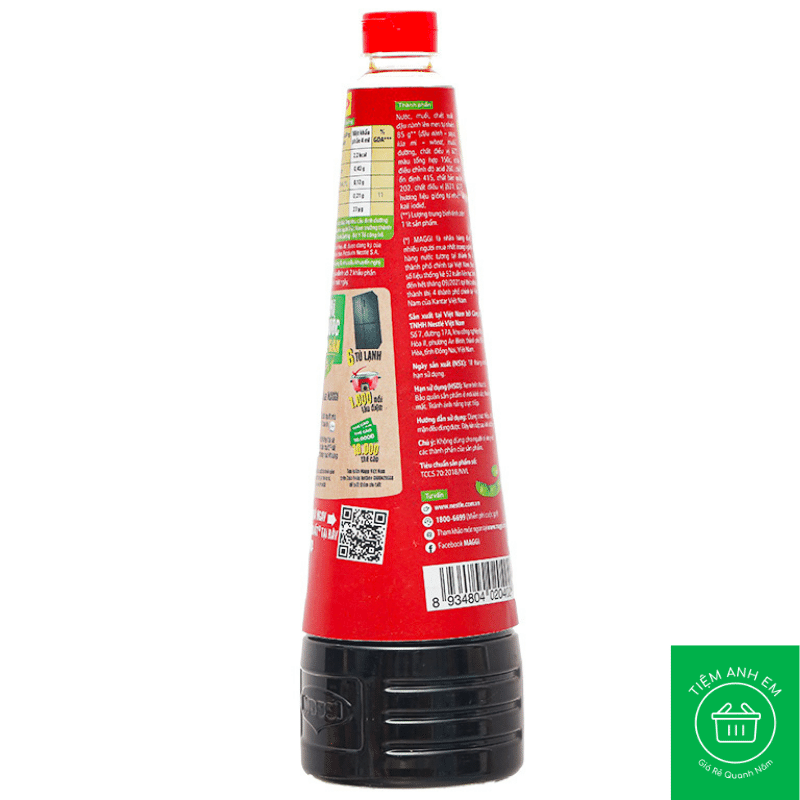 Nước tương đậu nành đậm đặc Maggi chai 700ml