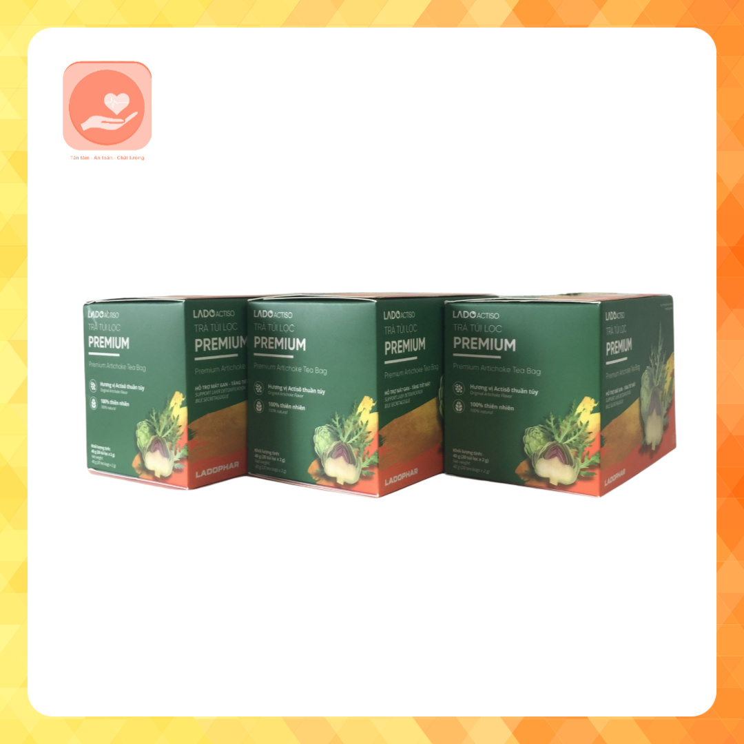 Trà túi lọc Actiso Premium hộp/20 túi