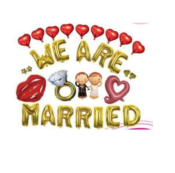 Bộ trang trí phòng cưới tân hôn - Phụ kiện trang trí tiệc cưới - Đồ trang trí phòng cưới - Bong bóng trang trí đám cưới - Chữ trang trí lễ tình yêu - Sét trang trí lễ tình nhân - Happy wedding - Valentine