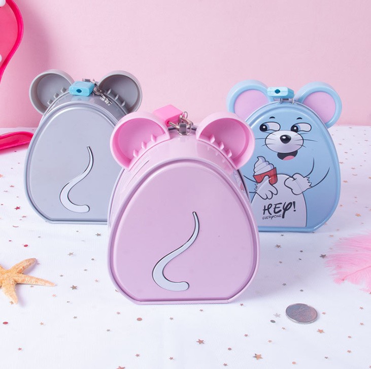Két sắt mini cho bé hình chuột SIÊU CUTE
