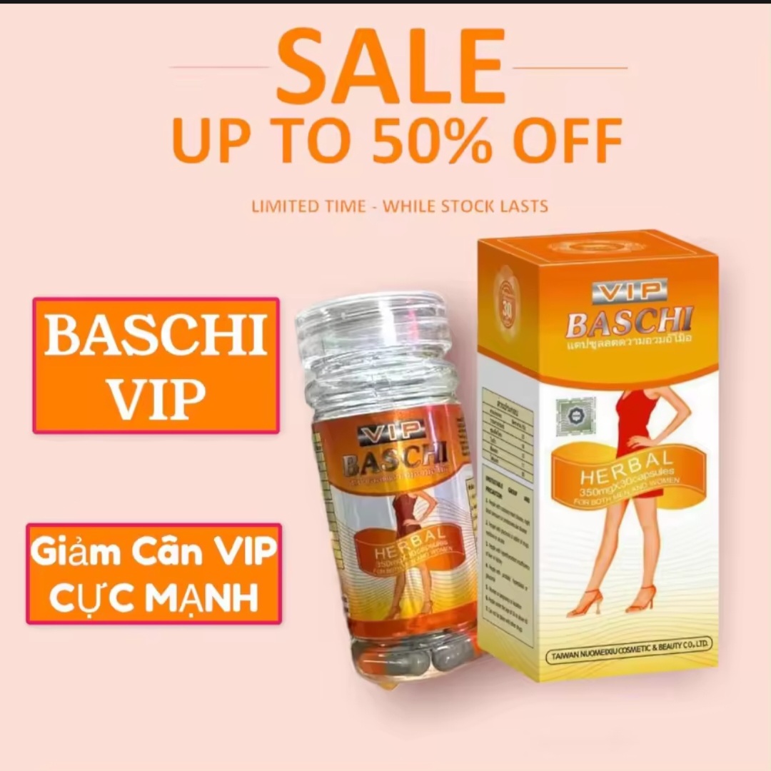Giảm Cân Baschi Cam lọ 30 viên