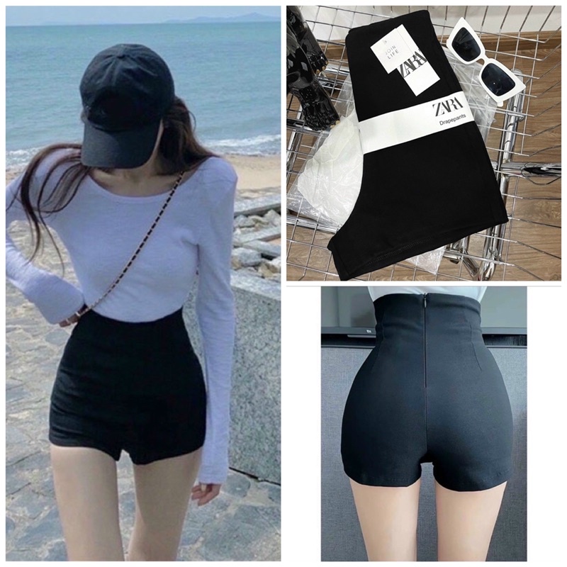 Quần sóc umi hàn , Quần legging nữ sóc zara mặc len siêu xinh_668