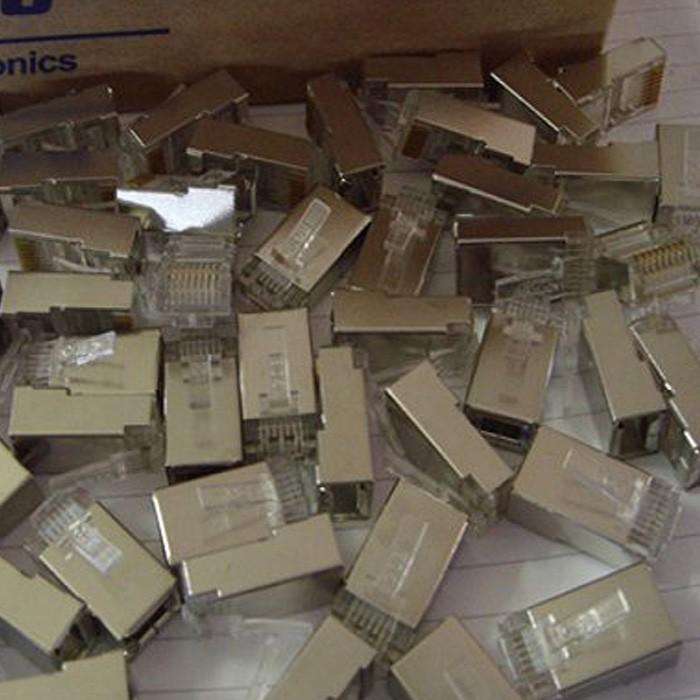 Hộp 100 đầu hạt mạng RJ45 bọc sắt chống nhiễu