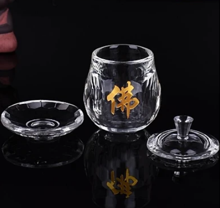 Chén Nước Cúng Phật -  Ly Nước Pha Lê Cao Cấp 7cm