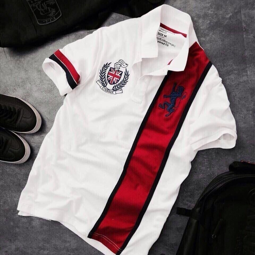 [HCM]Áo thun Nam thêu LOGO đẹp chuẩn thời trang ST15 Màu sắc trang nhã thanh lịch