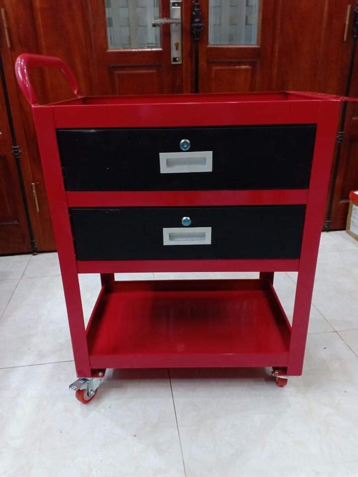 Tủ đồ nghề 2 ngăn kéo đen cao cấp