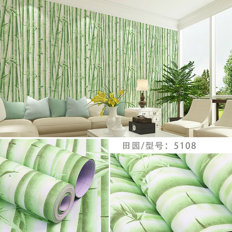 10M GIẤY DÁN TƯỜNG SẴN KEO CÂY TRÚC (10m x 45cm)