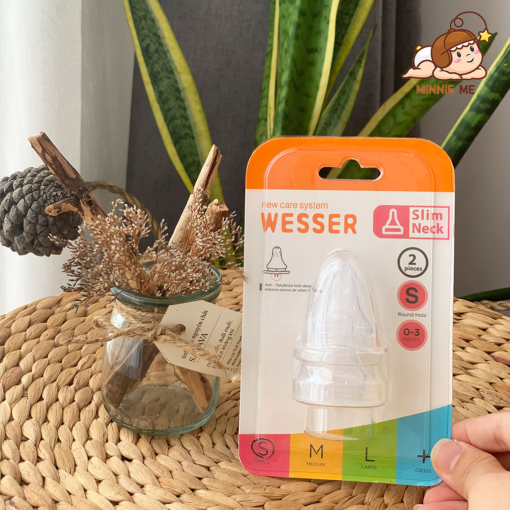 Núm ti Wesser cổ hẹp (Size S, M, L)