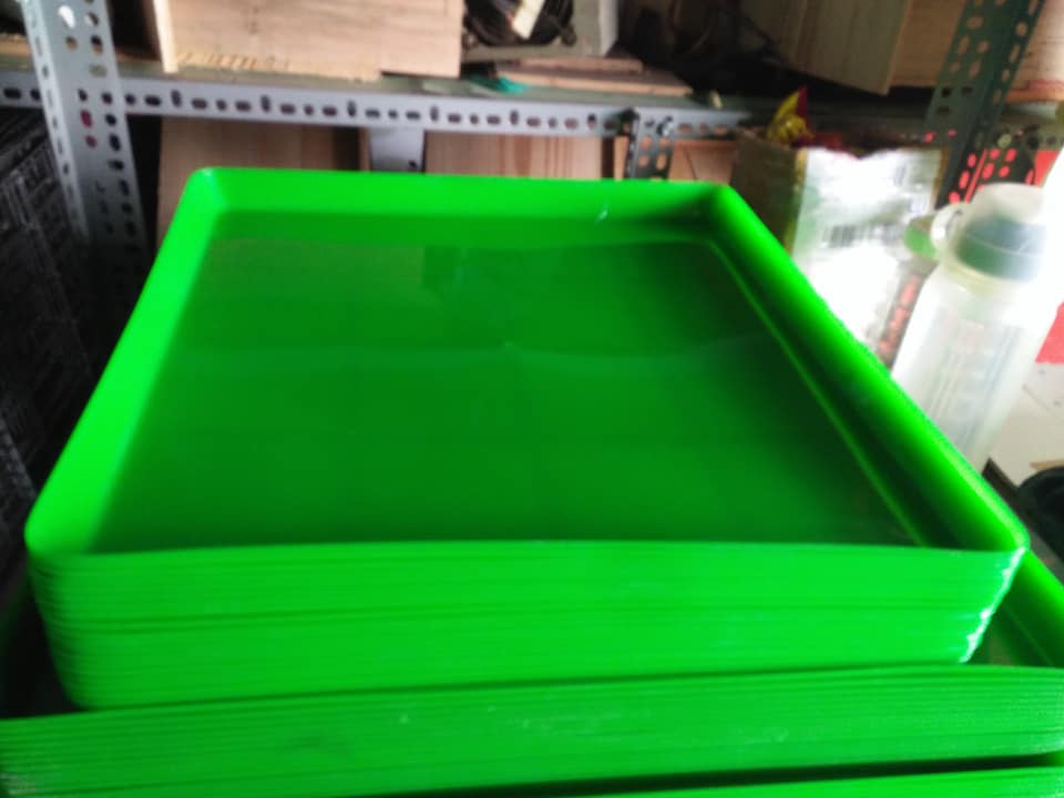 Combo 2 máng hứng phân 40 vuông