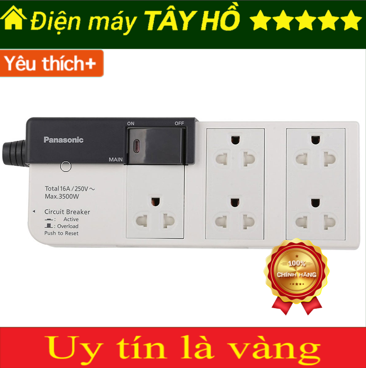 Ổ cắm có dây panasonic wchg28352
